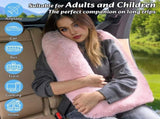 Travel Pillow, Car Pillow for Kids & Adults - Ergonomic Travel Pillows Sleeping Aid for Neck & Body V1258-DP02-WO-1105