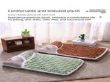 Thickened Pet Sofa Bed XXL Size 100x70cm Green Dog Mat with Integrated Pillow Soft Washable Sleeping V888-ELOSUNG44547