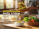 2 Sets New Produce Cleaner Machine, Fruit and Vegetable Washing Machine for Kitchen, Food Friendly V1107-122-59790-WHT-2SET