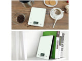 Digital Kitchen Scale Food Scale USB Rechargeable Weight Grams Ounces Tempered Glass Scale for V1263-JX-2427