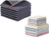Homaxy 100% Cotton Waffle Weave Kitchen Dish Cloths , Kitchen V1258-DP02-F-135