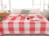 Reversible Patchwork Quilts Queen Size, 78.74x59.05in Lightweight Plaid Bedspreads Coverlets Quilt V1189-WXFWAL-20260326-03131