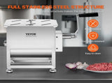 Manual Meat Mixer, 10L Fixed Tank Meat Processing Equipment, Stainless V952-SYRLJBJBKQXKXAJIU001V0
