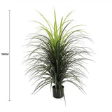 Potted Artificial Long Grass 115cm UV Resistant V637-DP1223729