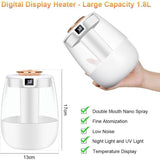 Ambient Air Humidifier 2.2 L with Smart Display of Humidity Ultra, Quiet 20 DB Automatic Shutdown V1237-MS-626-490