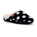 ARCHLINE Orthotic Slippers Slip On Arch Scuffs Pain Relief Moccasins - Polka Dots - EU 41 V563-AS502-41