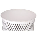 Pansy Wooden Round 80cm Coffee Table - White V315-WOVA-13-WHT