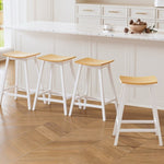 Artiss 4x Bar Stools Wooden Chairs Oak FUR-S-BAR-CHR-01-WDX4