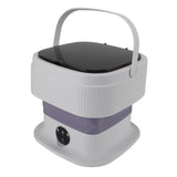 Mini Foldable Washer 60W 10L Capacity IPX4 Waterproof Portable Washing Machine for Dorm Travel V1294-YM0901-3113240009812