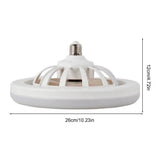 Ceiling Fans with Lighting 30W Dimmable Fan Lamp Modern Smart E27 Lamp Head Fan Light for Home V1294-YM0716-10350987
