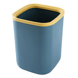 Garbage Container Pressing Ring Square Plastic Large Capacity Simple Design Trash Can for Restroom V1294-YM0901-3117230369411