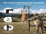 Truck Hitch Game Hoist, 400 lbs Load Capacity, Hunting Deer Hoist with 2-inch Receiver, 360-Degree V952-KCSSLSHL400LMHVUF001V0