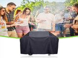 Fits 4Burner BBQ Cover, 420D Waterproof Oxford Fabric UVResistant Outdoor Grill Protector for V1189-LC-HW-00301