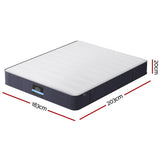 20cm Giselle Mattress King Bed Pocket Spring Mattresses MATTRESS-E-CLOUD-20-K