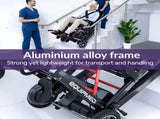 EQUIPMED Electric Stair Climbing Wheelchair, 169kg Load Capacity, 46 Steps/min, Aluminium Alloy, V219-HWCSCWEQ5BKA