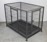 YES4PETS XL Pet Dog Cat Cage Metal Crate Kennel Portable Puppy Cat Rabbit House V278-D1010