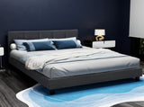 Artiss Bed Frame Queen Size Charcoal TINO BFRAME-H-TINO-Q-CA-AB