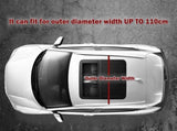 125CM Universal Adjustable Aluminum Alloy Car Roof Rack Cross Bars Carrier Lock V610-CYC-CROBAR-125