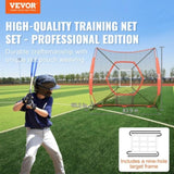 7x7 ft Baseball Softball Practice Net, Portable Baseball Training Net for Hitting Batting Catching V952-77YCWPJXLW772BBXWV0