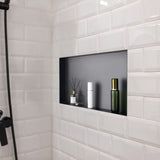 VEVOR Shower Niche 33.0 x 63.5 x 10.2 cm Frameless Recessed Shelf Stainless Steel V952-BXGLYBKHS1C1WTOYK001V0