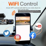 1080P WiFi Dual Lens Dash Cam Front Rear Car DVR V728-LP1005006904184673