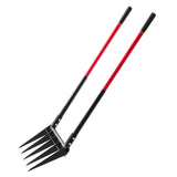 VEVOR 5 Tines Broad Fork Garden Tool U-Shaped Pitch Fork for Gardening Spading V952-HYCWJCGC5C1J0LGD6001V0