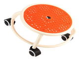 Round Rolling Low Stool Comfortable Universal Wheel Movable Mini Stool High Weight Capacity for Home V1294-YM0706-3116230016212