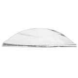 Round Fire Pit Mat Fireproof Outdoor terrace Barbecue Grill Deck Protection Pad SuppliesSilver Gray V1294-YM0721-3117210056611