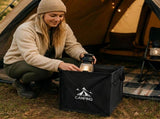Foldable Camping Storage Bin Organizer with Handles Portable Waterproof Outdoor Container for V1192-AZ-W-19986