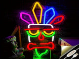 neon wall light, acrylic neon light, colourful neon tube, USB powered light, dimmable wall light, V1106-124-SIL-56148