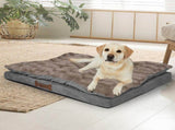 PaWz Dog Calming Bed Pet Cat Removable L Khaki Large PT1058-L-KH
