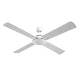 Devanti 52'' Ceiling Fan DC Motor 4 Blades w/Remote - White CF-B-52NL-WH