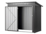 1533 x 876 x 1815 mm Metal Garden Shed, Storage Building with Lockable Door & 2 Louver Vents, Sloped V952-GJF53FTHHSMSOZT3V001V0