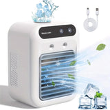 USB desktop fan and air cooler - Portable personal cooling fan, operates with USB power supply, V1105-YAKT-001