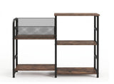 Artiss Record Player Stand with Vinyl Record Storage Turntable Stand MET-RPS-26128-RB
