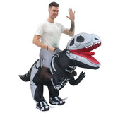 Ride On Skeleton Dragon Cartoon Costumes Air Model Inflatable Costume Funny Dress Up Props Halloween V1263-JX-7880