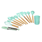 12pcs Nylon Cooking Utensil Set BPA Free Heat Resistant Prevents Stick Utensil Set for V1294-YM0626-3118220313311