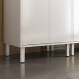 Base Kitchen Steel Cabinet/Cupboard with 3 Doors 2 Drawers - Renova White Flat Pack DIY V1112-3500001965