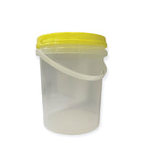 Bulk 10 x 1.2L Honey Bucket with Lid - 1.5Kg Clear Tamper Proof Plastic Tub V238-SUPDZ-40761488375888