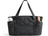 Quilted Laptop Tote Bag for Women 20L with Zipper, Work Travel Nurse Handbag, Black, 40X16X32CM V1237-ZY-924-204