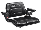 Universal Forklift Seat, Fold Down Tractor Seat with Adjustable Angle Back, Micro Switch, Seatbelt V952-CCZYCGKFSAQDUWMNSV0