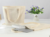 12 Pack Canvas Tote Bag - Lightweight Thin Tote Bags Bulk Blank Shopping Reusable Grocery Bags for V1258-DP02-F-784