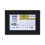 Artiss 8" Digital Day Clock Calendar Alarm Black DDC-8INCH-BK