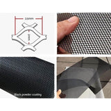 Gardeon Gutter Guard Aluminium Mesh 30M 100x20cm Black ALUM-MESH-0730-BK