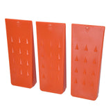 3pcs 8in Felling Wedges Spiked Plastic Safe Logging Tools for Chainsaws Tree Cutting V1294-YM0523-3111210402711