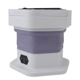 Portable Washing Machine 8L Capacity Multifunctional Foldable Mini Laundry Washer for Clothes Socks V1294-YM0901-3113240221612