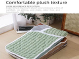 Grey XL size Luxury Plush Pet Sleeping Mat, Thickened Warm Pet Bed Cushion for Dogs and Cats, Soft V888-ELOSUNG53272