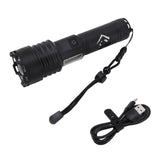 Rechargeable Flashlight 40000LM High Brightness 3000M Range Zoomable Super Bright Flashlight Power V1294-YM0901-3119240058811