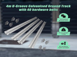 Sliding Gate Hardware Accessories Kit - 4m Track V63-823111