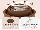 Portable Electric Coffee Bean Grinding Cup & Juicer with Safe Hidden Stainless Steel Blades - 420ML V888-ELOSUNG49269
